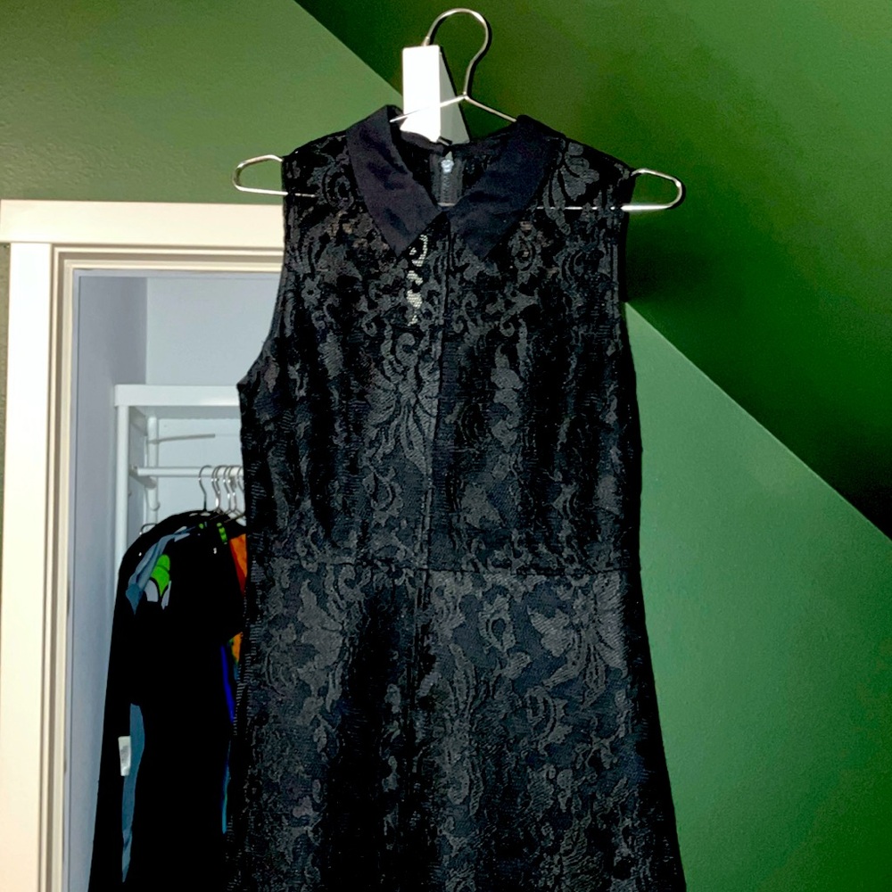 AMT Black Lace Women’s Dress Large Above Mediocre Taste